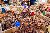 Bangkok - The dry fish market near Tha Thien pier. 